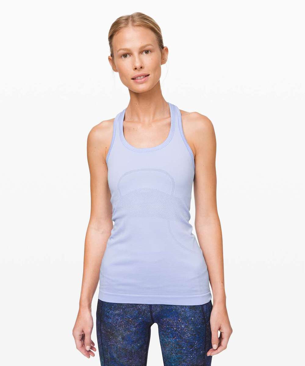 Lululemon Swiftly Tech Racerback Tank Lavender Dusk Purple Size 4 Original Fit